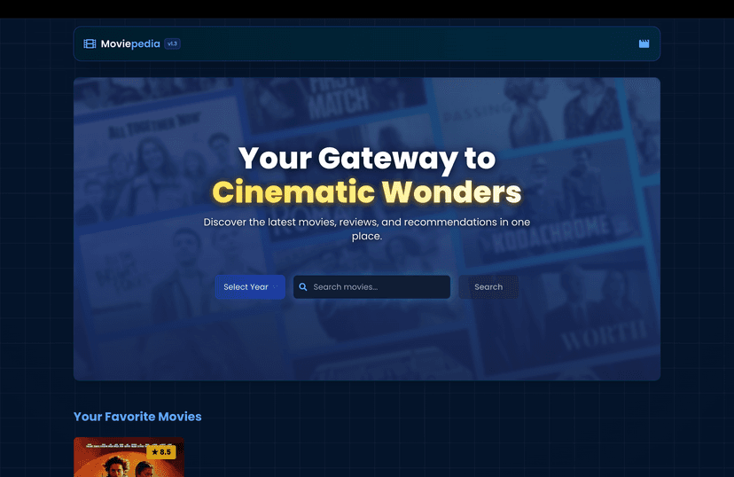 Moviepedia - Movie Search App